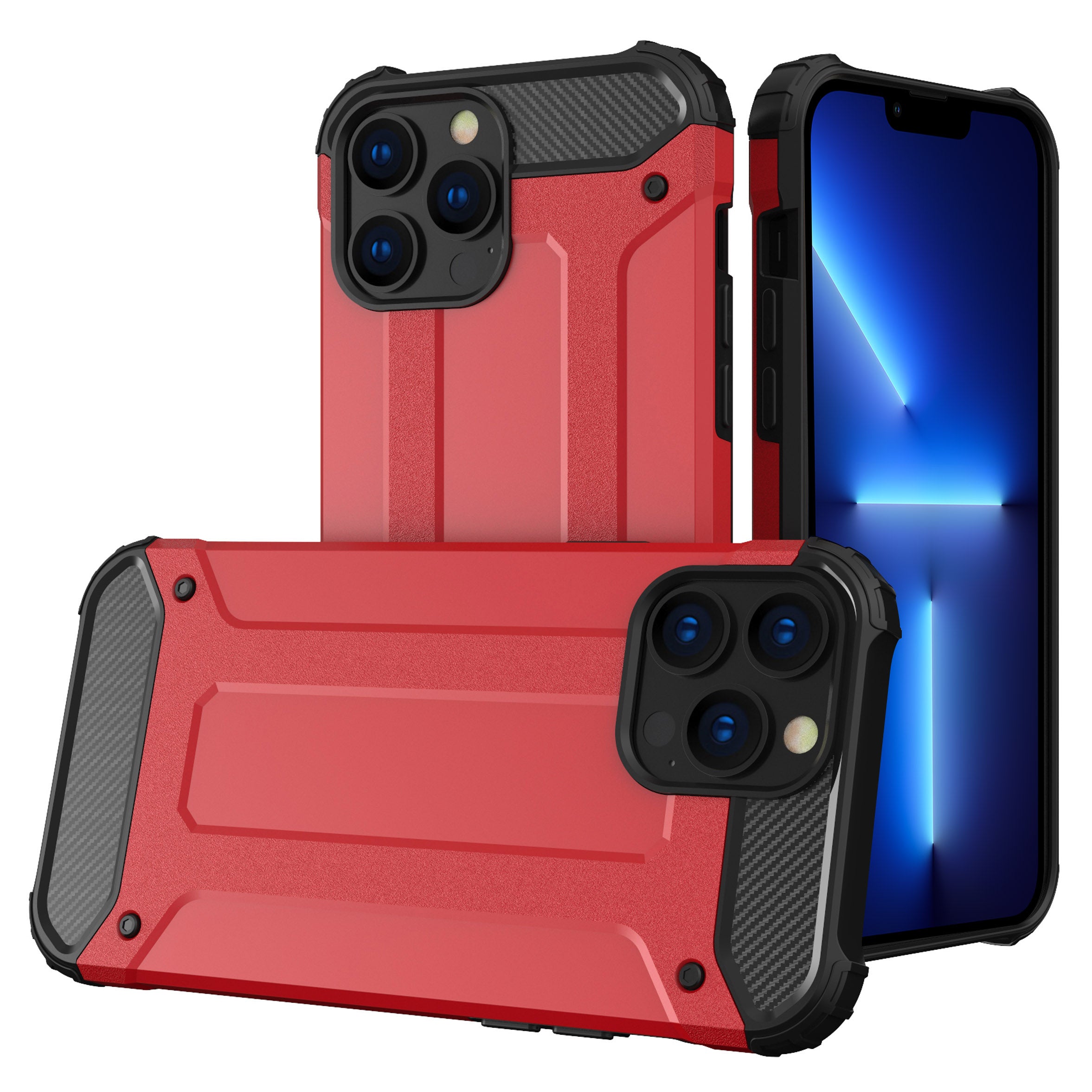 Pro iPhone 13 Pro Max 6,7 palcový Bump Proof Phone Protector Hard PC Back Měkký zadní kryt TPU Pro iPhone 13 Pro Max 6,7 palcový Bump Proof Phone Protector Hard PC Back Měkký zadní kryt TPU